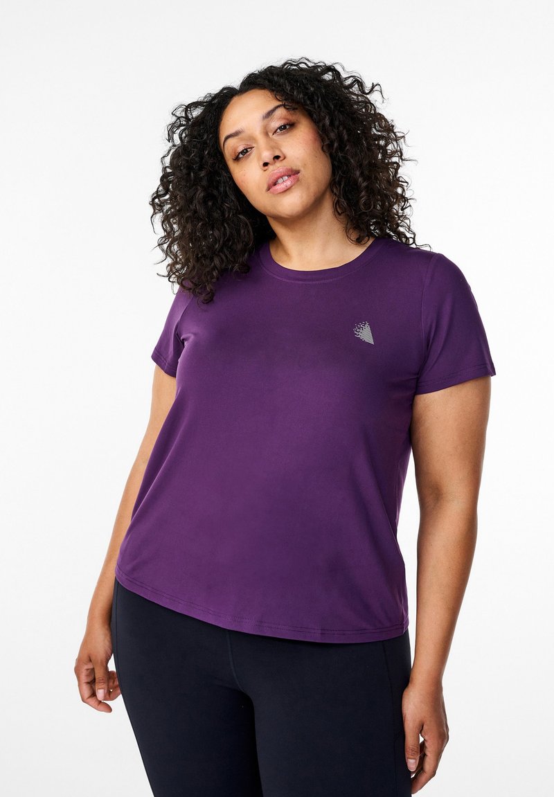 Active by Zizzi T-shirt basique - purple pennant