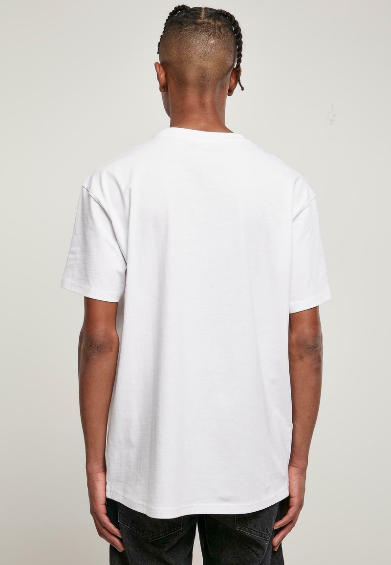 Herren T-Shirts basic | Urban Classics SCRIPT LOGO T-Shirt print white/weiß - TU83218 Herren T-Shirts basic | Urban Classics SCRIPT LOGO T-Shirt print white/weiß - TU83218