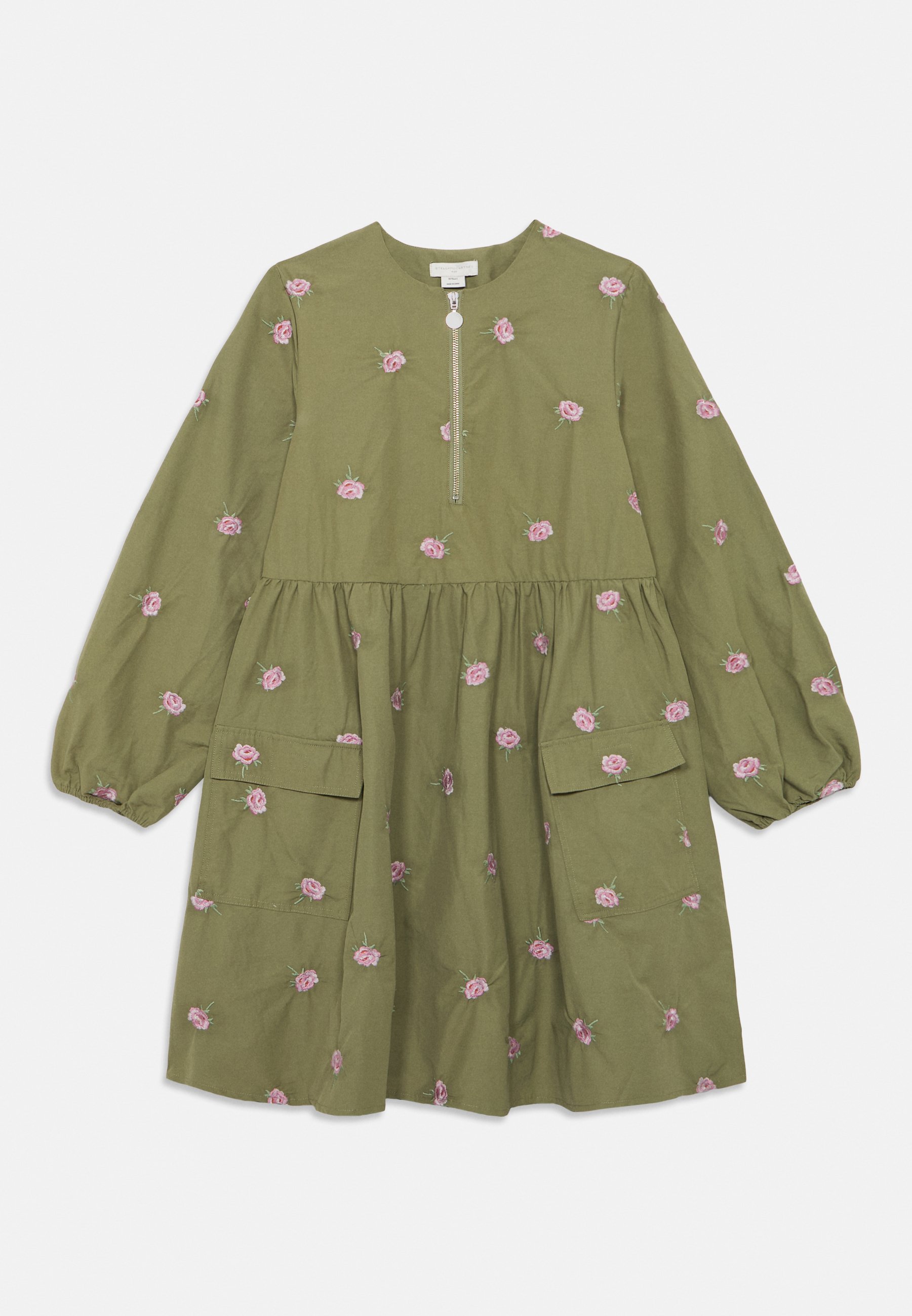 Stella McCartney Kids WOVEN DRESS - Day dress - verde/dark green -  Zalando.ie
