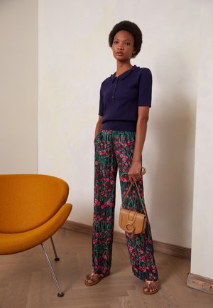 Broek - multicolor/blue