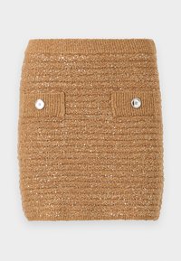 MILETTO GONNA STUOIA CON PAILLETTES - Minijupe - beige/chanterelle