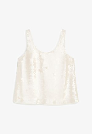 ARKET, ARKET SEQUIN TANK TOP - Débardeur - beige