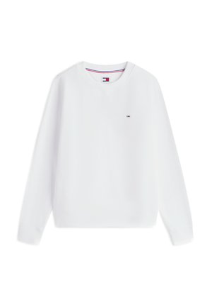 Tommy Jeans, FLAG CREW - Sweatshirt - white