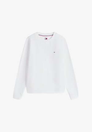 Tommy Jeans, FLAG CREW - Sweatshirt - white
