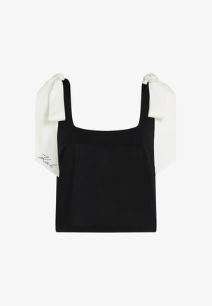 KARL LAGERFELD, SIGNATURE BOW SHEER - Accessoire de plage - black