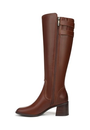 IDRIS ZIP - Stivali alti - cognac
