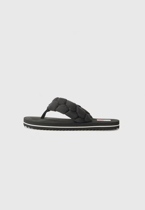 THONG BEACH - Sandales tongs - black