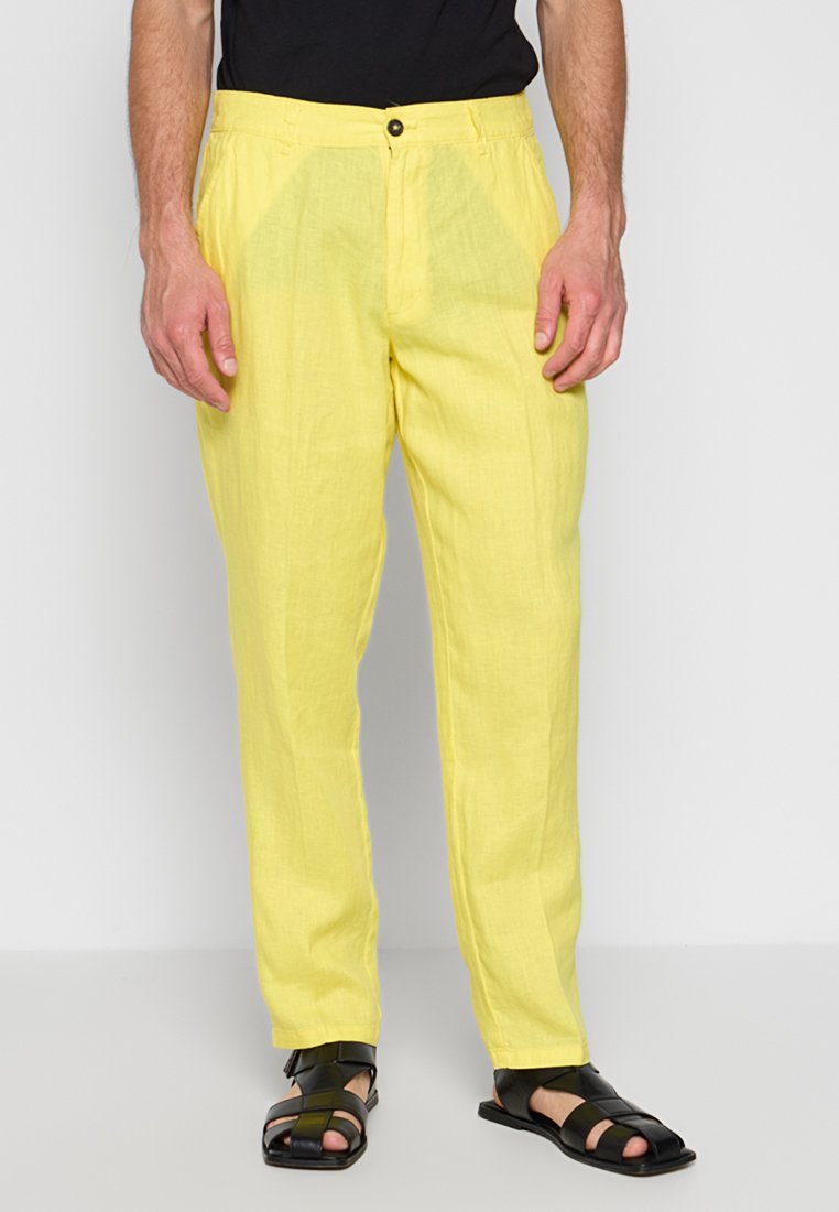 United Colors of Benetton Broek geel United Colors of Benetton Broek geel