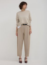 Calliope GIROCOLLO TAGLIO VIVO PBT  - Strickpullover - beige