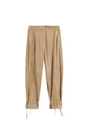 Massimo Dutti, - Spodnie skórzane