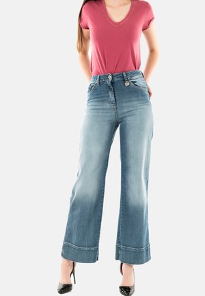 PLEASE Vaqueros a campana - bleu