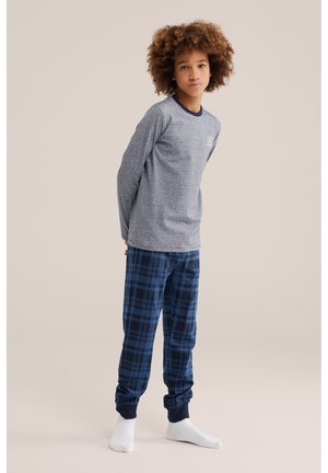 WE Fashion, SET 2 PACK - Pyjama - dark blue