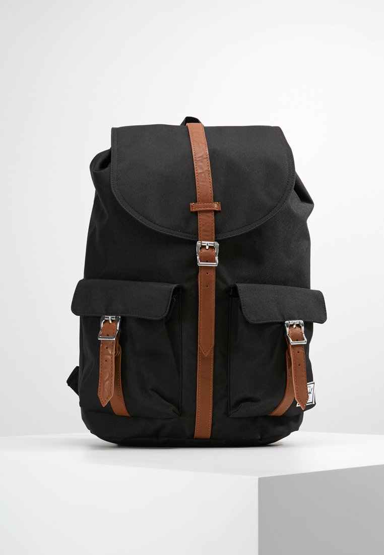 Herschel DAWSON Rucksack black/tan/black Zalando.ie