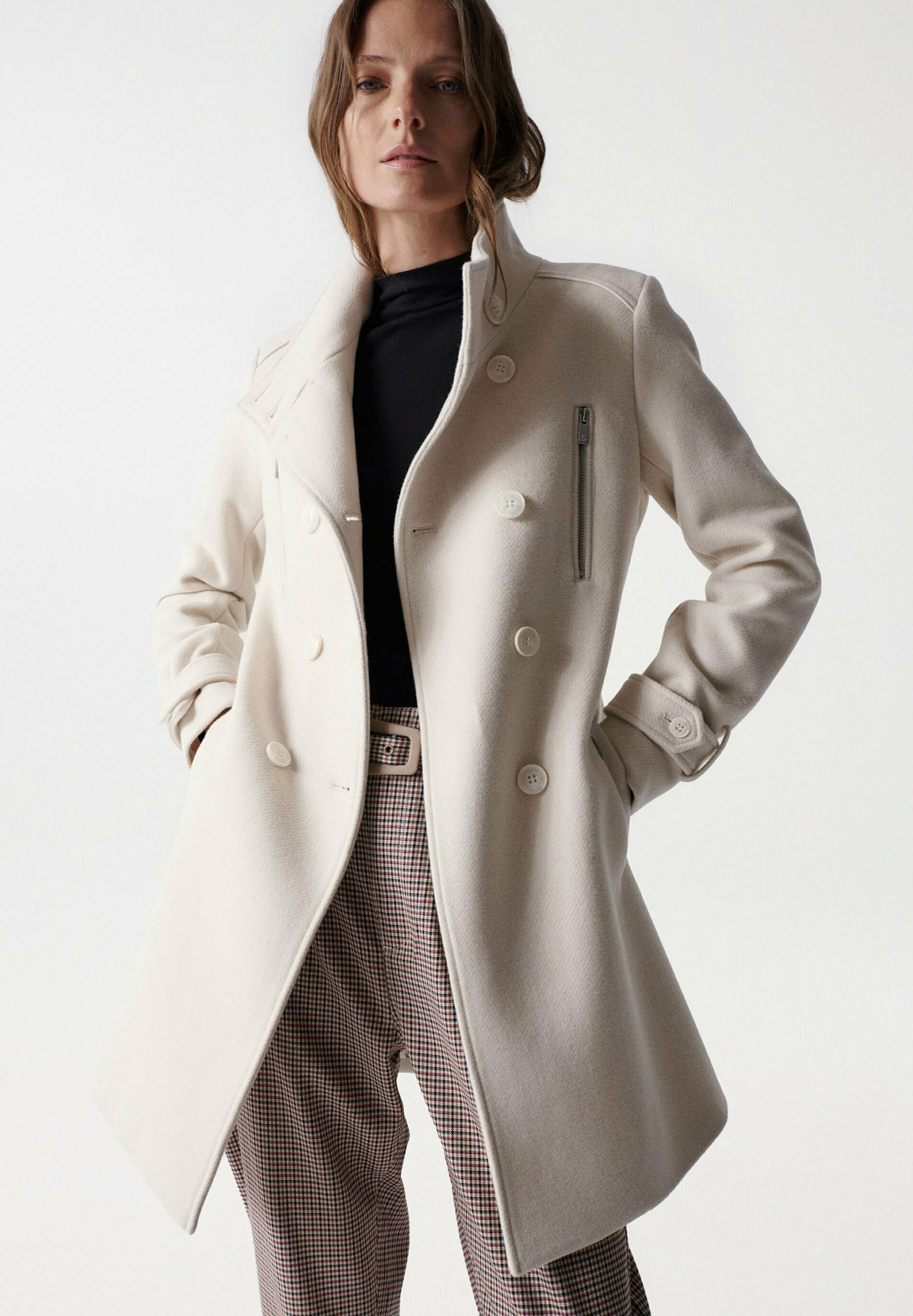 Salsa Jeans GRACE SCHUTZHÜTTEN SLIM Abrigo corto - - Zalando.es