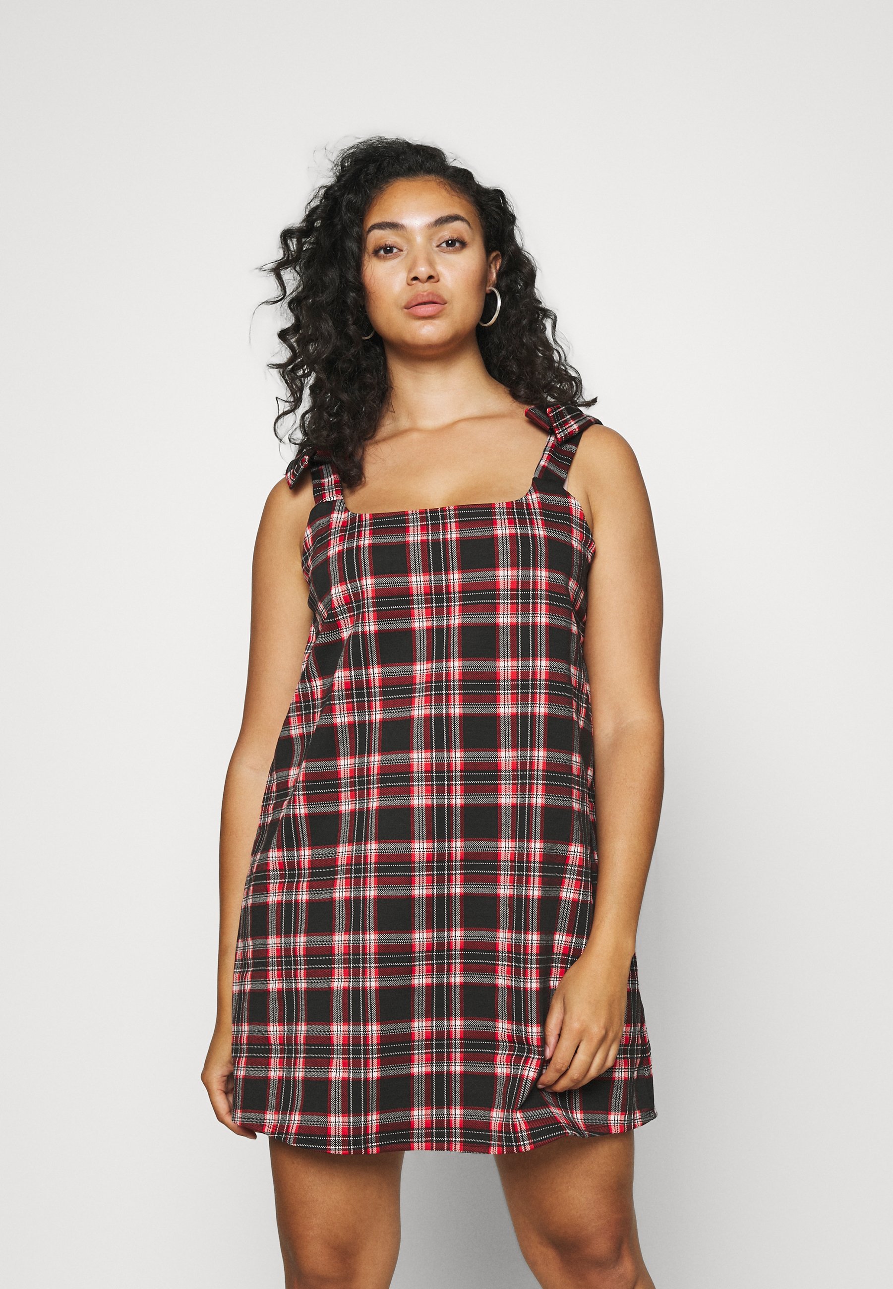 Simply Be PONTI PINAFORE DRESS - Jersey 