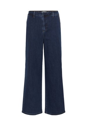 Cream, CRVISTI PANT - Wide Leg - dark blue denim