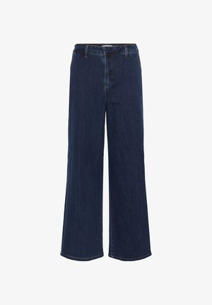 Cream, CRVISTI PANT - Wide Leg - dark blue denim