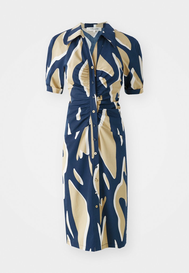 Diane von Furstenberg Blousejurk bruin Diane von Furstenberg Blousejurk bruin