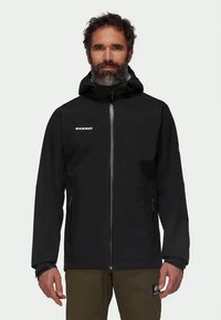 Mammut LINARD GUIDE HOODED - Hardshell jacket - black