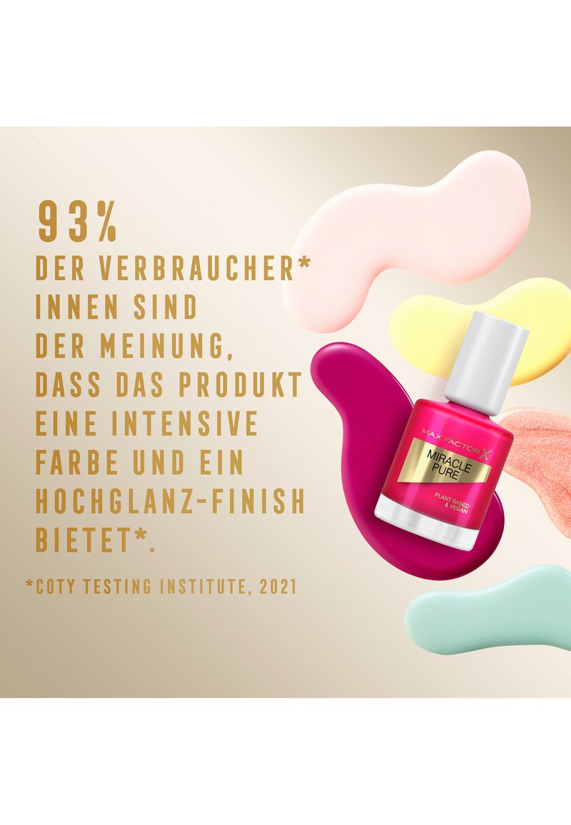 Vernis Rose Max Factor Miracle Pure Vernis à Ongles Longue Tenue