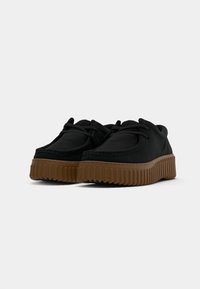 Clarks TORHILL BEE - Casual snøresko - black