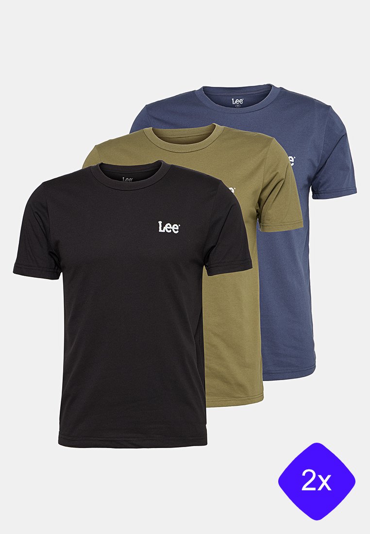 Lee T-shirt basic meerkleurig