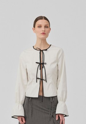 Modström EMILIA BOW - Bluse - soft white