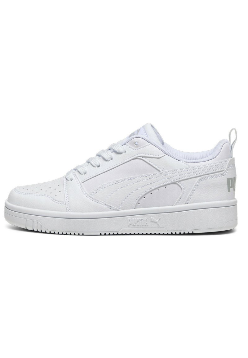 Puma - REBOUND - Športni copati - white-cool light gray, Povečajte