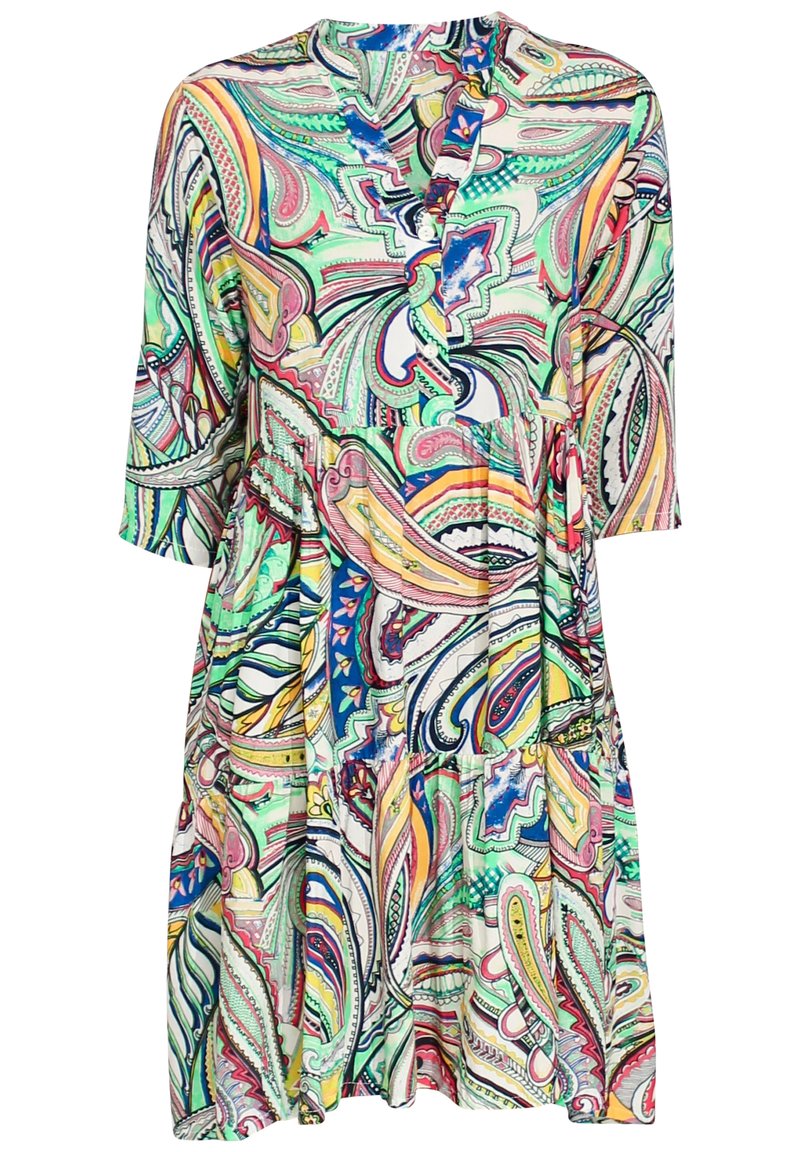 Damen Freizeitkleider | Riquai Clothing Freizeitkleid verde print/grün - CR62782 Damen Freizeitkleider | Riquai Clothing Freizeitkleid verde print/grün - CR62782