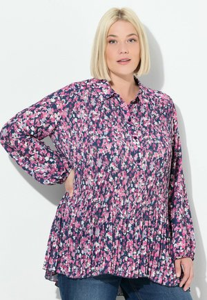 PLISSEE BLÜTEN LANGARM - Blouse - pale pink