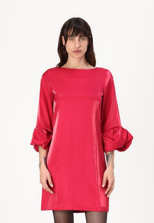 red ralph lauren cape dress Lauren Ralph Lauren CAPE GEORGETTE COCKTAIL DRESS - Cocktail dress / Party dress - red