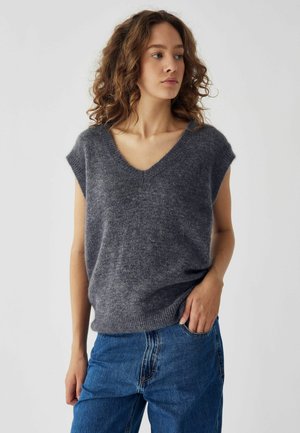 Leatrice - Camiseta básica - dark grey melange