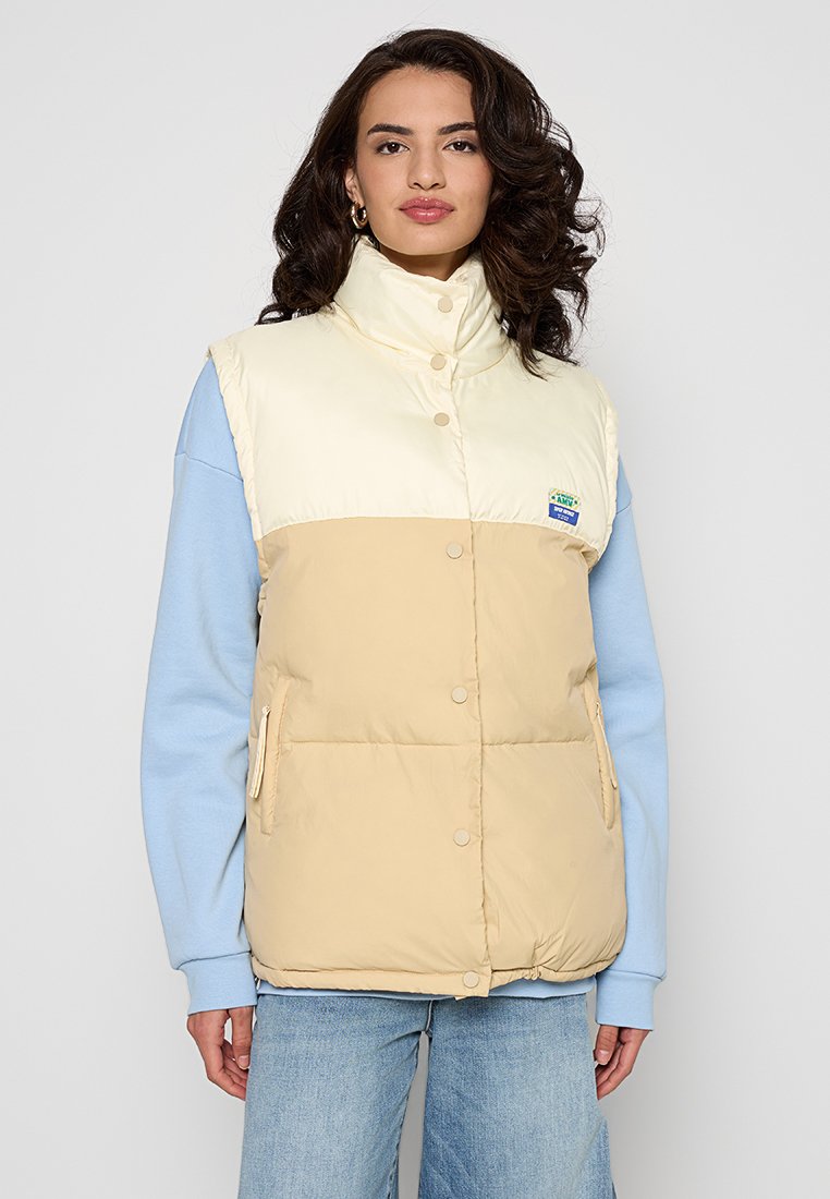 American vintage Bodywarmer zandkleur American vintage Bodywarmer zandkleur