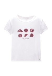White Fruits Graphic T-Shirt