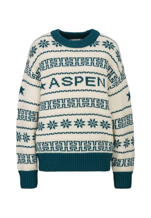 19V69 Italia, 19V69 ITALIA STRICKPULLOVER AVA WINTERSPORTS - Pullover - slate teal
