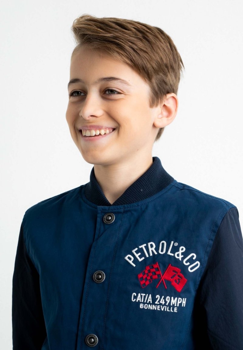Kinder Jacken | Petrol Industries Bomberjacke petrol blue/blau - ET51594 Kinder Jacken | Petrol Industries Bomberjacke petrol blue/blau - ET51594