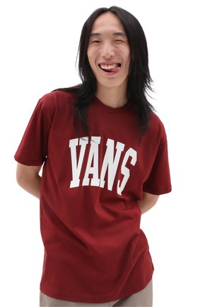 Vans VARSITY TYPE SS TEE - T-shirt con stampa - medium red