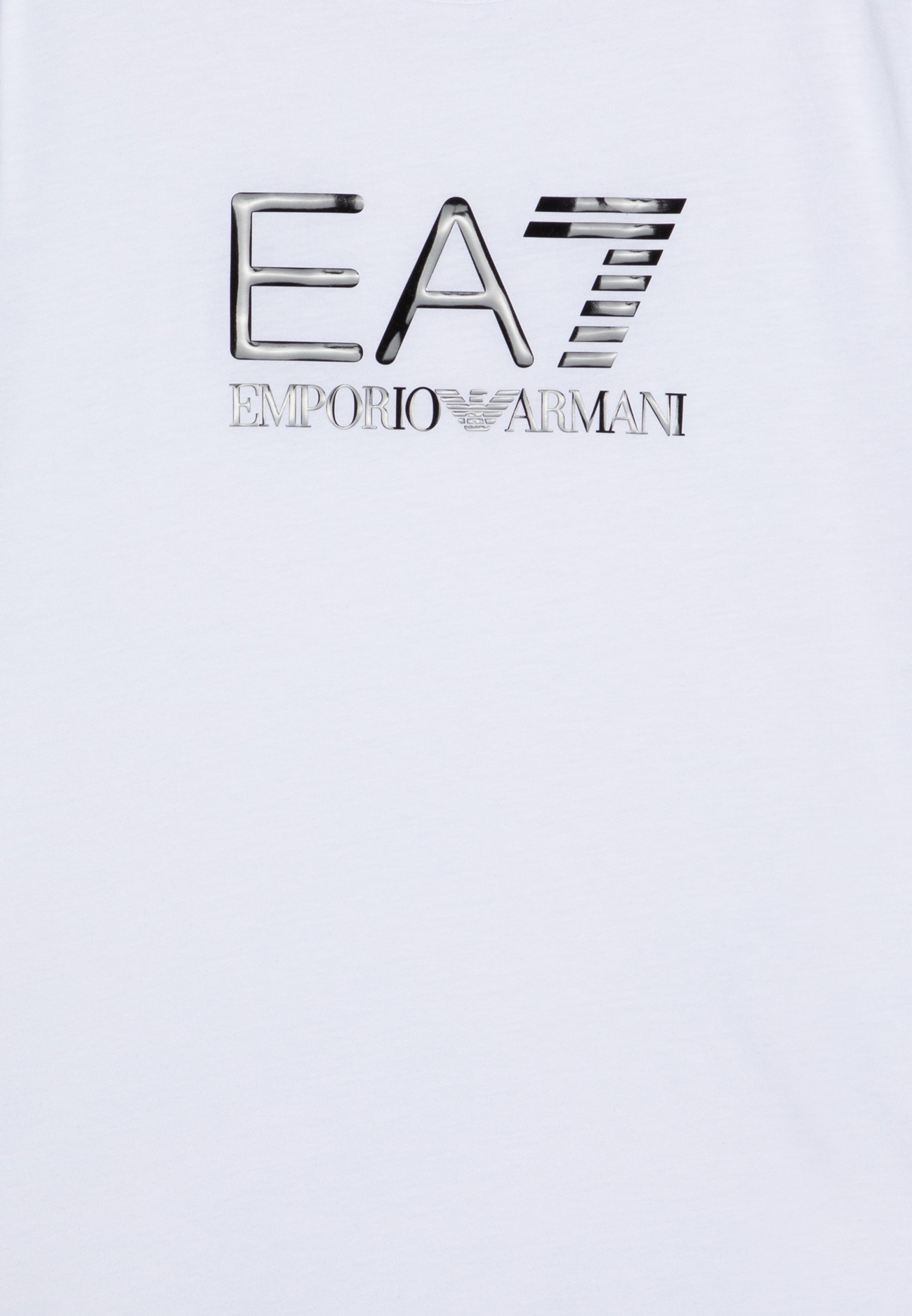 EMPORIO ARMANI★EA7★ホワイト・ラインロゴ☆キッズTシャツ EA7 Emporio Armani KIDS TEE STYLE UNISEX - T-shirt con
