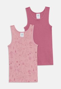 Sanetta 2 PACK - Unterhemd/-shirt - dark rose