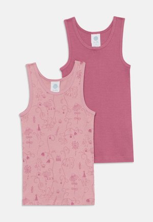 Sanetta 2 PACK - Unterhemd/-shirt - dark rose