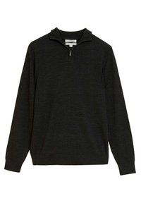 Marks & Spencer HALF ZIP - Trui - charcoal