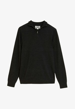 Autograph HALF ZIP - Pullover - charcoal
