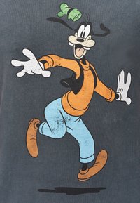 Re:Covered DISNEY EXCITED GOOFY - T-shirt med print - charcoal