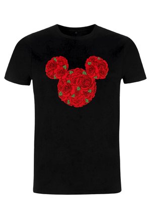 MICKEY CLASSIC MICKEY MOUSE ROSES - Print T-shirt - black