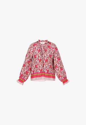 usha, Blouse - red multicolor
