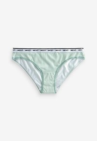 Next RICH LOGO KNICKERS 4 PACK - Donji dijelovi bikinija - gingham print mauve grey marl white