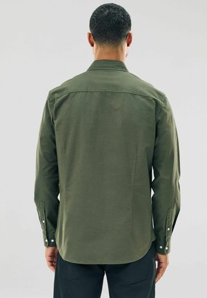 LONG SLEEVE OXFORD - Košeľa - dark green