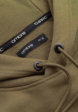 Ombre, KANGAROO - Felpa con cappuccio - olive