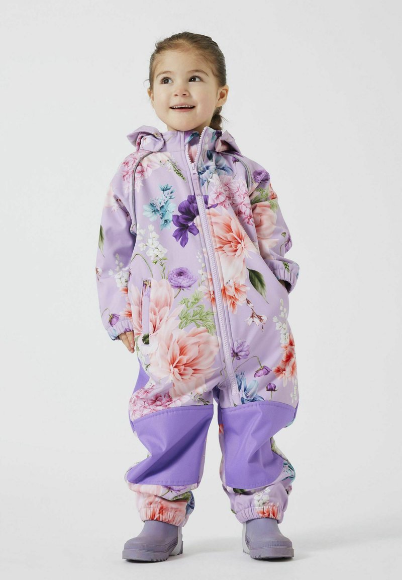 Name it SOFTSHELL-ANZUG ALFA08 - Kombinezon zimowy/liliowy melanż ...