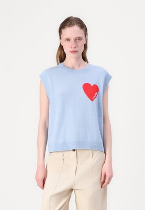 COEUR - Strickpullover - baby blue